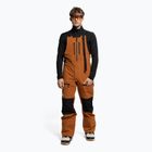 Spodnie snowboardowe męskie The North Face Ceptor Bib leather brown/black