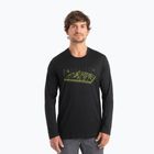 Bluza termoaktywna męska icebreaker Merino 150 Tech Lite II Tee Alps 3D black
