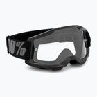 Gogle rowerowe dziecięce 100% Strata 2 Junior 50031-00001 black/clear