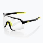 Okulary przeciwsłoneczne 100% S3 gloss black/photochromic