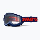 Gogle rowerowe 100% Strata 2 navy/clear