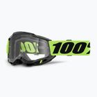 Gogle rowerowe dziecięce 100% Accuri 2 Junior neon yellow/clear