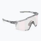 Okulary przeciwsłoneczne 100% Speedcraft polished translucent grey/rose gold mirror photochrom