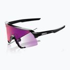 Okulary przeciwsłoneczne 100% S3 LE gloss black/purple flash mirror photochromic