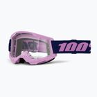 Gogle rowerowe 100% Strata 2 purple/clear
