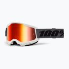 Gogle rowerowe 100% Strata 2 grey/red mirror
