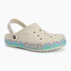 Klapki Crocs Bayaband Chevron Band Clog stucco/multi