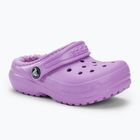 Klapki dziecięce Crocs Classic Lined Clog Toddler orchid