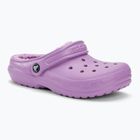 Klapki Crocs Classic Lined Clog Kids orchid