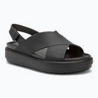 Sandały damskie Crocs Brooklyn Luxe Cross Strap black