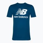 Koszulka męska New Balance Essentials Stacked Logo blue