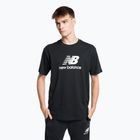 Koszulka męska New Balance Essentials Stacked Logo black
