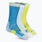 Skarpety do biegania HOKA Crew Run Sock 3 pary diva blue/ice water/evening primrose