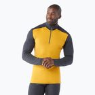Longsleeve termoaktywny męski Smartwool Merino 250 Baselayer 1/4 Zip Boxed charcoal honey gold