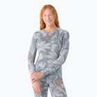 Bluza termoaktywna damska Smartwool Merino 250 Baselayer Crew Boxed winter sky floral