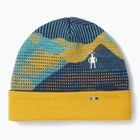Czapka zimowa dziecięca Smartwool Thermal Merino Reversible Pattern Cuffed blueberry mtn scape