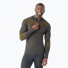 Bluza termoaktywna męska Smartwool Intraknit Thermal Merino Baselayer 1/4 Zip charcoal/gold