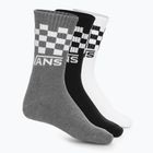 Skarpety Vans Classic Check Crew 3 pary black/white