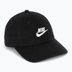 Czapka z daszkiem Nike Club Unstructured Futura Wash black/white