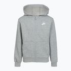 Bluza dziecięca Nike Sportswear Club Fleece dark grey heather/base grey/white