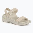 Sandały damskie SKECHERS Go Walk Arch Fit Sandal Polished beige