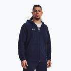 Bluza treningowa męska Under Armour Rival Fleece FZ Hoodie midnight navy/white