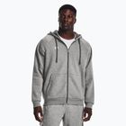 Bluza męska Under Armour Rival Fleece FZ Hoodie castlerock light heather/white