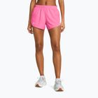 Spodenki do biegania damskie Under Armour Fly By 3" fluo pink/fluo pink/reflective