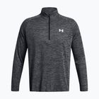 Bluza męska Under Armour Tech Textured 1/2 Zip LS black/white