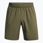 Spodenki treningowe męskie Under Armour Tech Woven Wordmark marine od green/black
