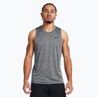 Koszulka treningowa męska Under Armour Tech Tank castlerock/black