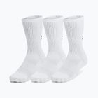 Skarpety Under Armour Training Cotton Crew 3 pary white/white/black