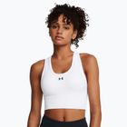 Biustonosz treningowy Under Armour Vanish Seamless Mid Branded white/black