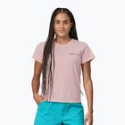 Koszulka damska Patagonia P-6 Logo Responsibili-Tee whisker pink