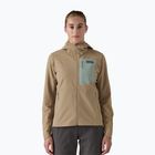 Kurtka softshell damska Patagonia R1 CrossStrata Hoody seabird grey