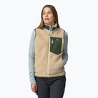 Bezrękawnik damski Patagonia Classic Retro-X dark natural/torrey pine green