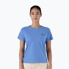 Koszulka damska Patagonia P-6 Logo Responsibili-Tee abundant blue