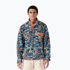 Bluza trekkingowa męska Patagonia LW Synch Snap-T P/O swallowtail geo/still blue