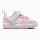 Buty dziecięce Nike Court Borough Low Recraft white/pink foam