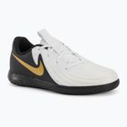 Buty piłkarskie dziecięce Nike Phantom GX II Academy IC white/metallic gold coin/black