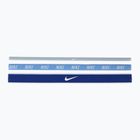 Opaski na głowę Nike Mixed Width Headband 3 szt light armory blue/university blue/white