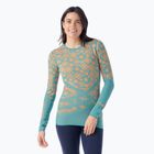 Bluza termoaktywna damska Smartwool Intraknit Thermal Merino Base Layer Pattern Crew cascade