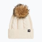 Czapka zimowa dziecięca The North Face Oh Mega Fur Pom Beanie white Dune