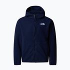 Bluza polarowa dziecięca The North Face Teen Glacier F/Z Hooded summit navy