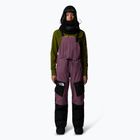 Spodnie narciarskie damskie The North Face Dragline Bib midnight mauve/black