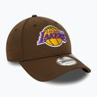 Czapka z daszkiem męska New Era Repreve 9Forty Los Angeles Lakers dark brown