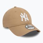 Czapka z daszkiem New Era League Essential 9Twenty New York Yankees light beige