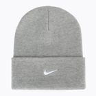 Czapka zimowa Nike Peak Swoosh Beanie dark grey heather/white