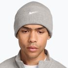 Czapka zimowa Nike Peak Swoosh Beanie dark grey heather/white