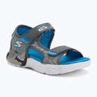 Sandały dziecięce SKECHERS S-Lights Creature Splash charcoal/blue